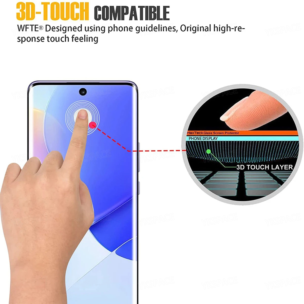 2Pcs 3D Curved Edge 9H HD Clea - Curved Edge Screen 리뷰 및 가격