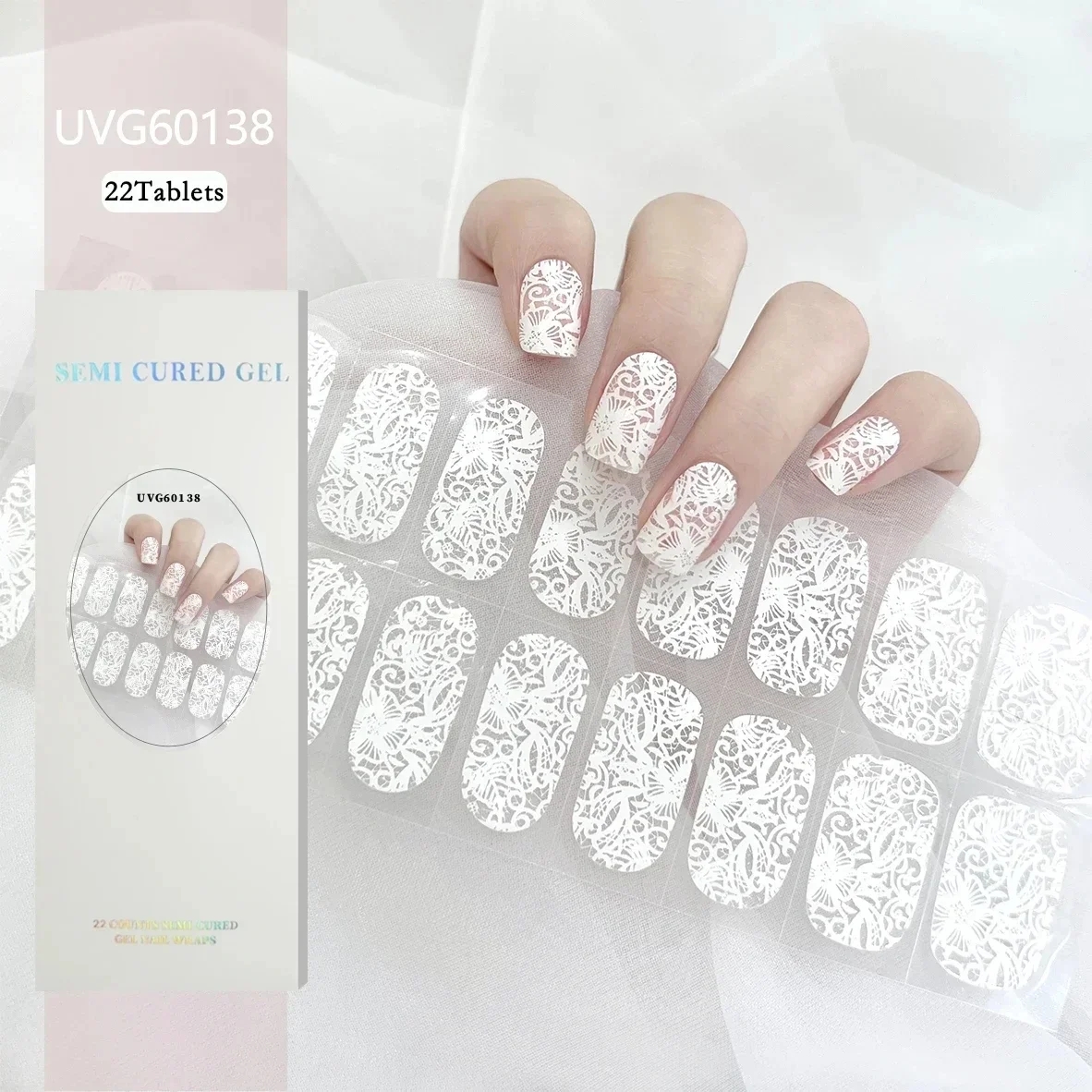 16/18/20Tips Christmas Gel Nai - Full Cover Adhesive 리뷰 및 가격