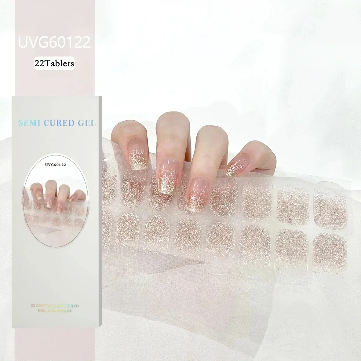 16/18/20Tips Christmas Gel Nai - Full Cover Adhesive 리뷰 및 가격