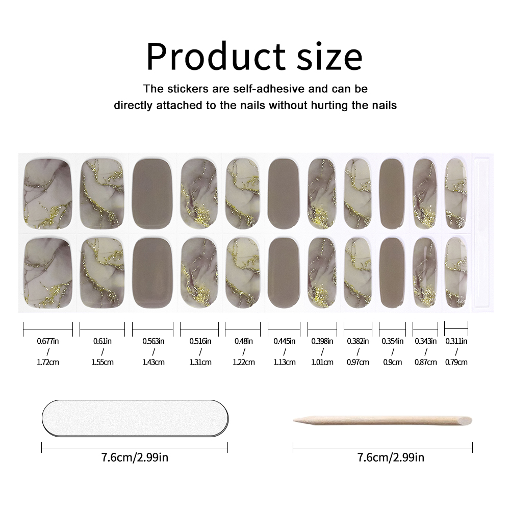 UV-Free Strips DIY Nails Stick - Full Cover Adhesive 리뷰 및 가격