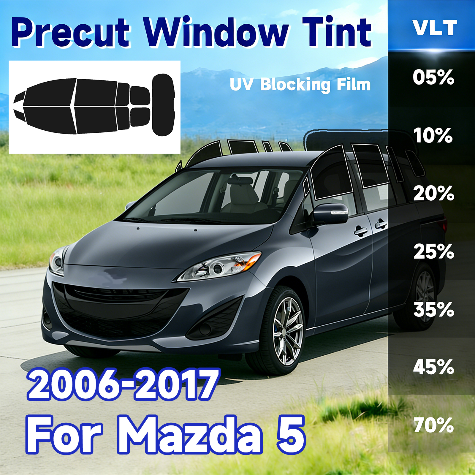 Precut Window Tint Car for Maz - Privacy Screen Protector 리뷰 및 가격