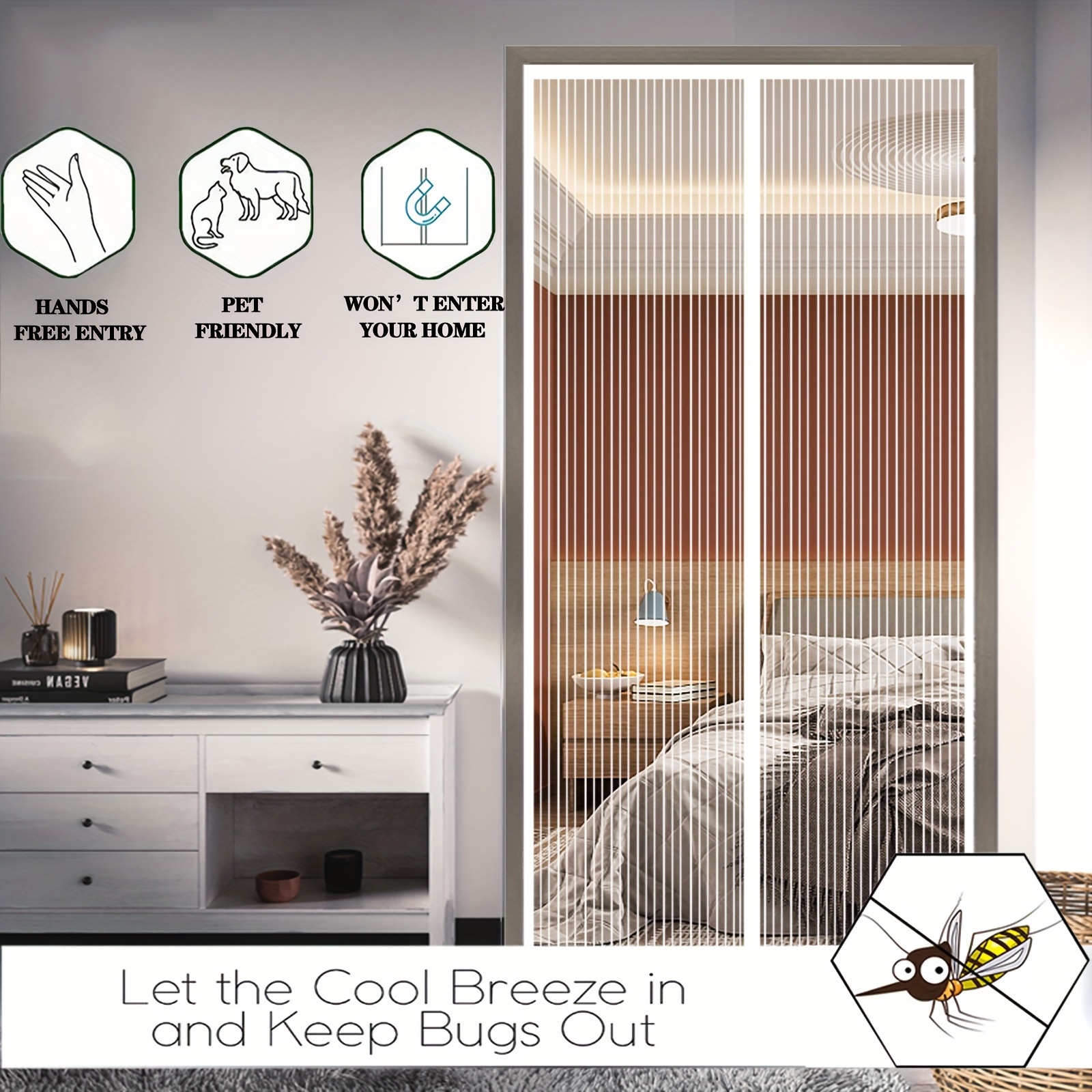 Auto-Close Magnetic Mosquito D - Privacy Screen Protector 리뷰 및 가격