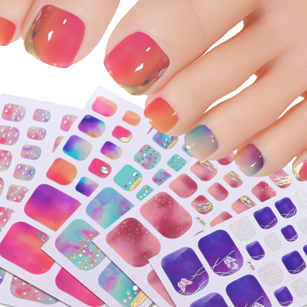 22Tips/Sheet DIY Glitter Toe N - Full Cover Adhesive 리뷰 및 가격