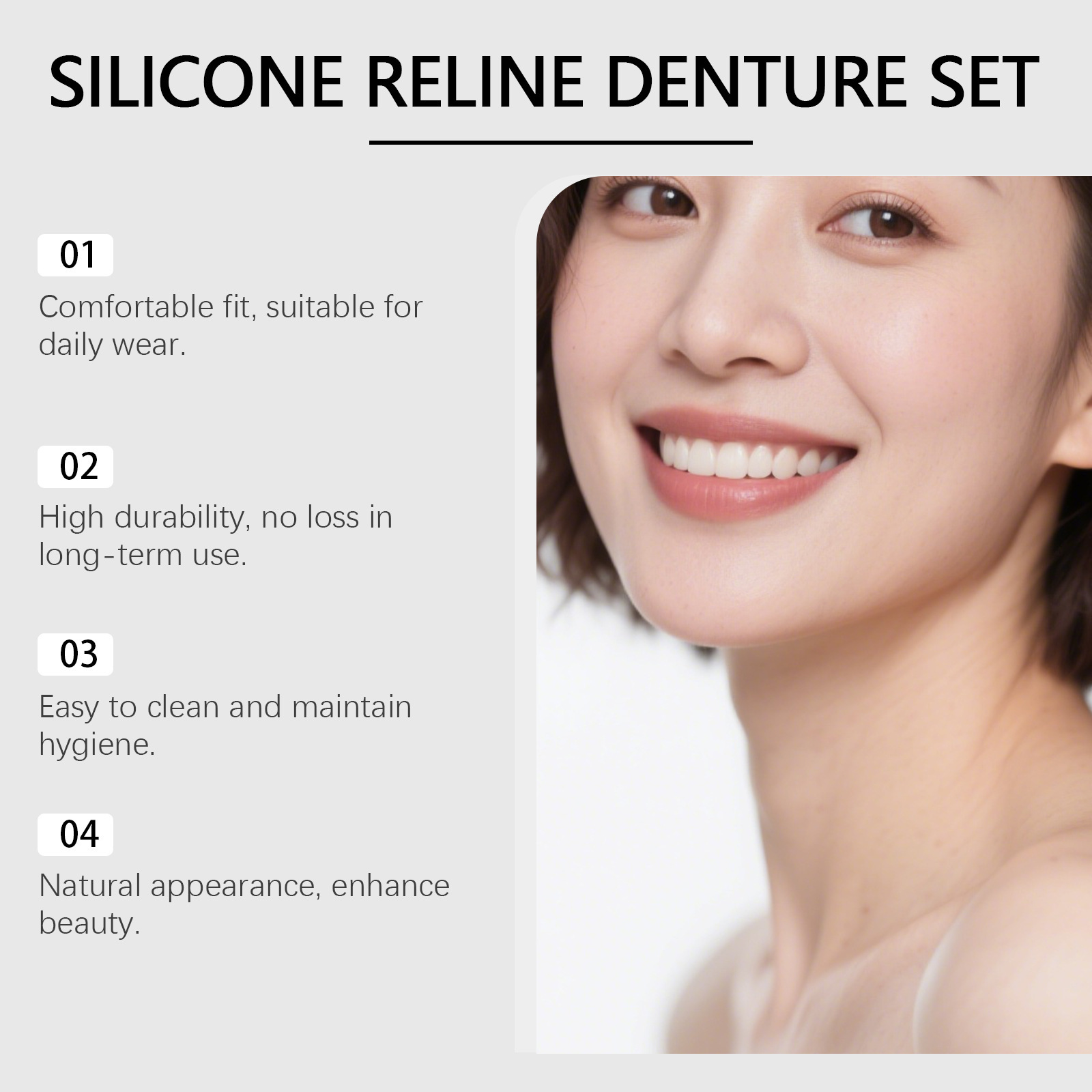 Denture Full Set Over Gums Kit - Full Cover Adhesive 리뷰 및 가격