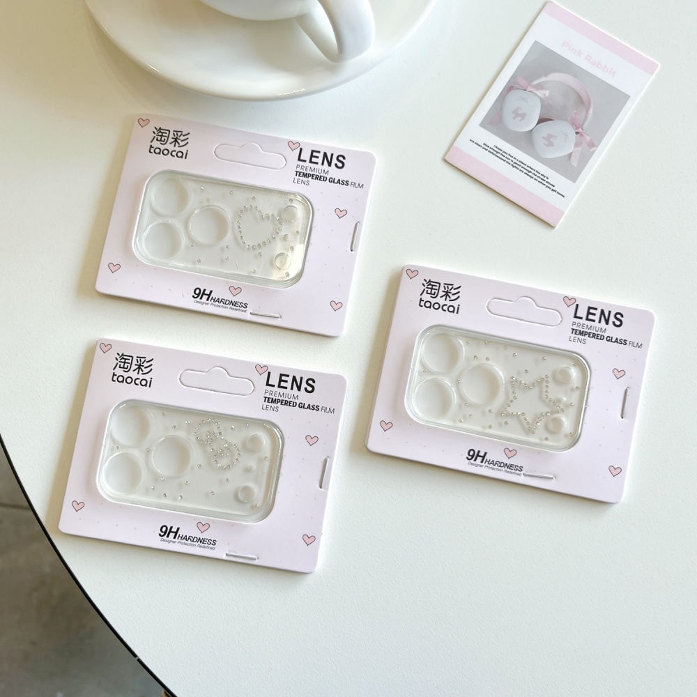 Luxuruy Diamond 3D Heart Glass - Camera Lens Protector 리뷰 및 가격