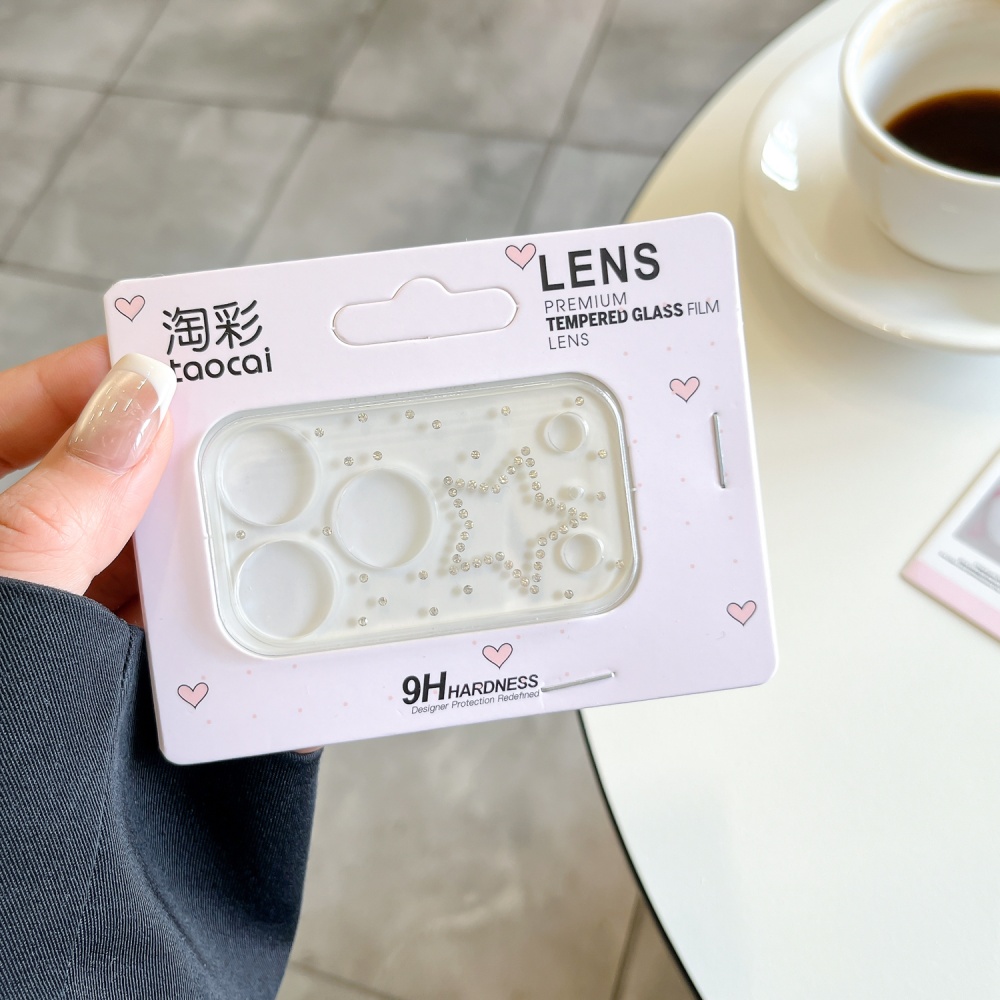 Luxuruy Diamond 3D Heart Glass - Camera Lens Protector 리뷰 및 가격