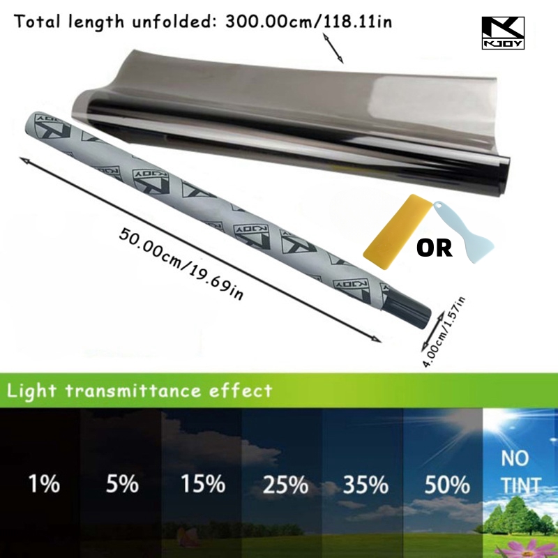 3Mx50CM VLT Black Car Window F - Glass Protector Auto 리뷰 및 가격