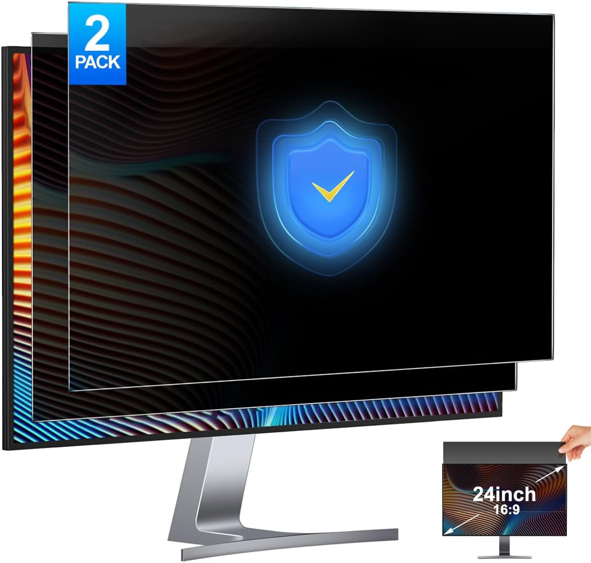 2 Pack 24 Inch Computer Privac - Privacy Filter 2Pack 리뷰 및 가격