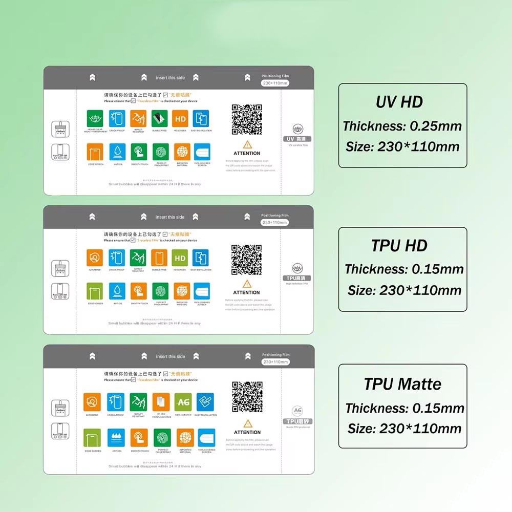 Filmexpert PFC-2100 Unlimited  - Hydrogel Screen Protector 리뷰 및 가격