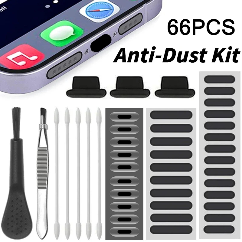 66PCS Dust Plug Phone Speaker  - Dust Removal Sticker 리뷰 및 가격