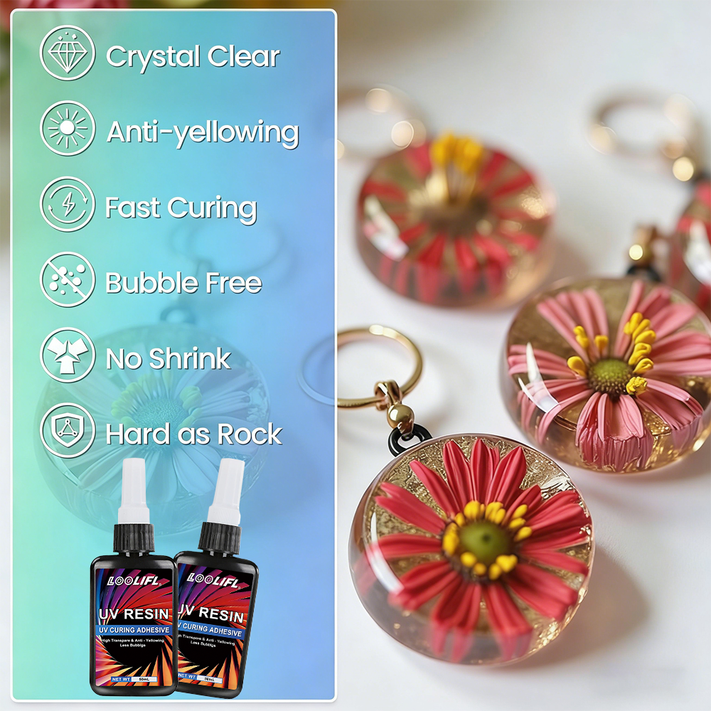 LOOLIFL UV Resin Kit With Mini - Liquid Uv Glue Kit 리뷰 및 가격