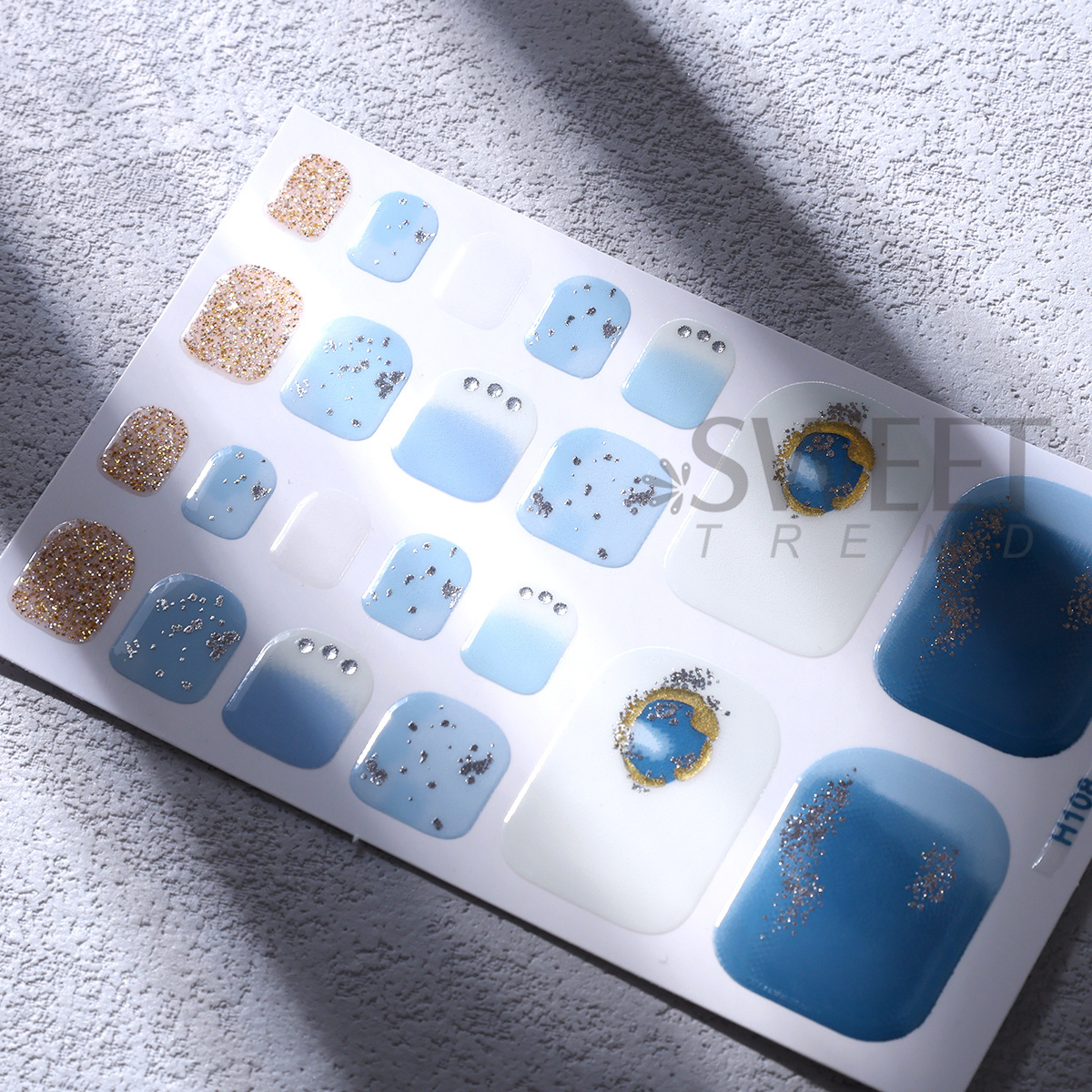 5pcs Elegant Rhinestone Design - Full Cover Adhesive 리뷰 및 가격