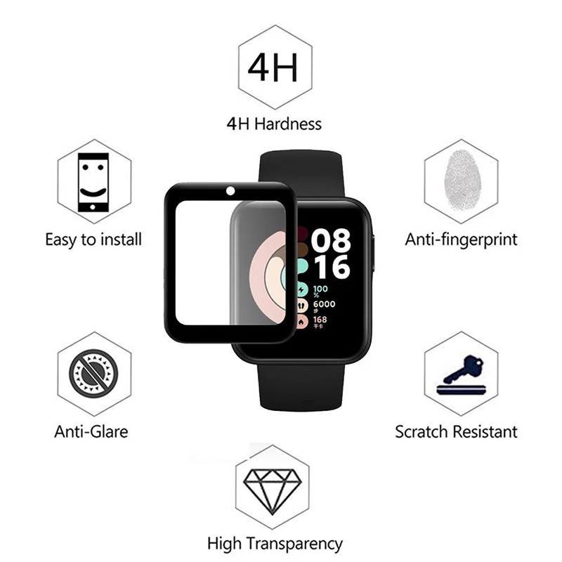 2 Pcs Tempered Glass for Redmi - Smartwatch Screen Film 리뷰 및 가격