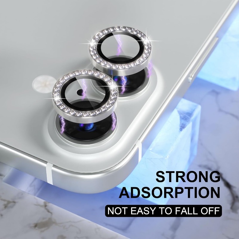 Glitter Camera Lens Protector  - Tempered Glass Screen 9H 리뷰 및 가격