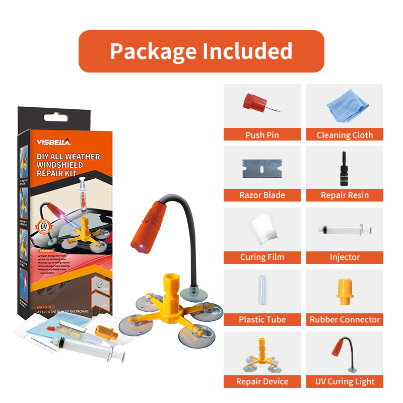 Visbella Car Windshield Repair - Liquid Uv Glue Kit 리뷰 및 가격