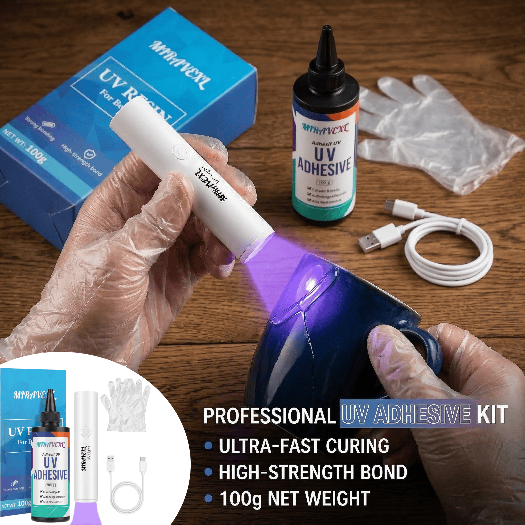 Upgraded UV Resin Kit with USB - Liquid Uv Glue Kit 리뷰 및 가격