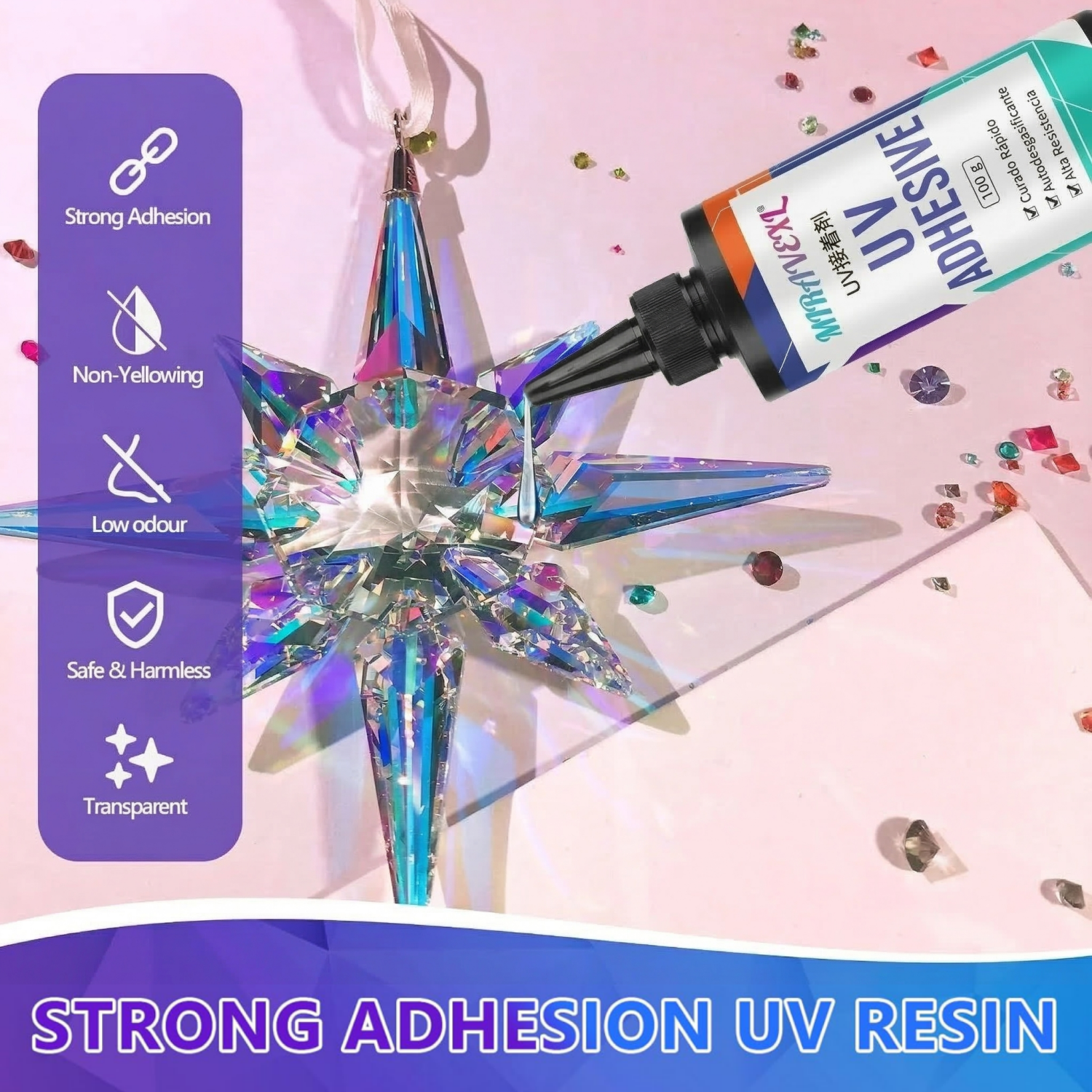Upgraded UV Resin Kit with USB - Liquid Uv Glue Kit 리뷰 및 가격