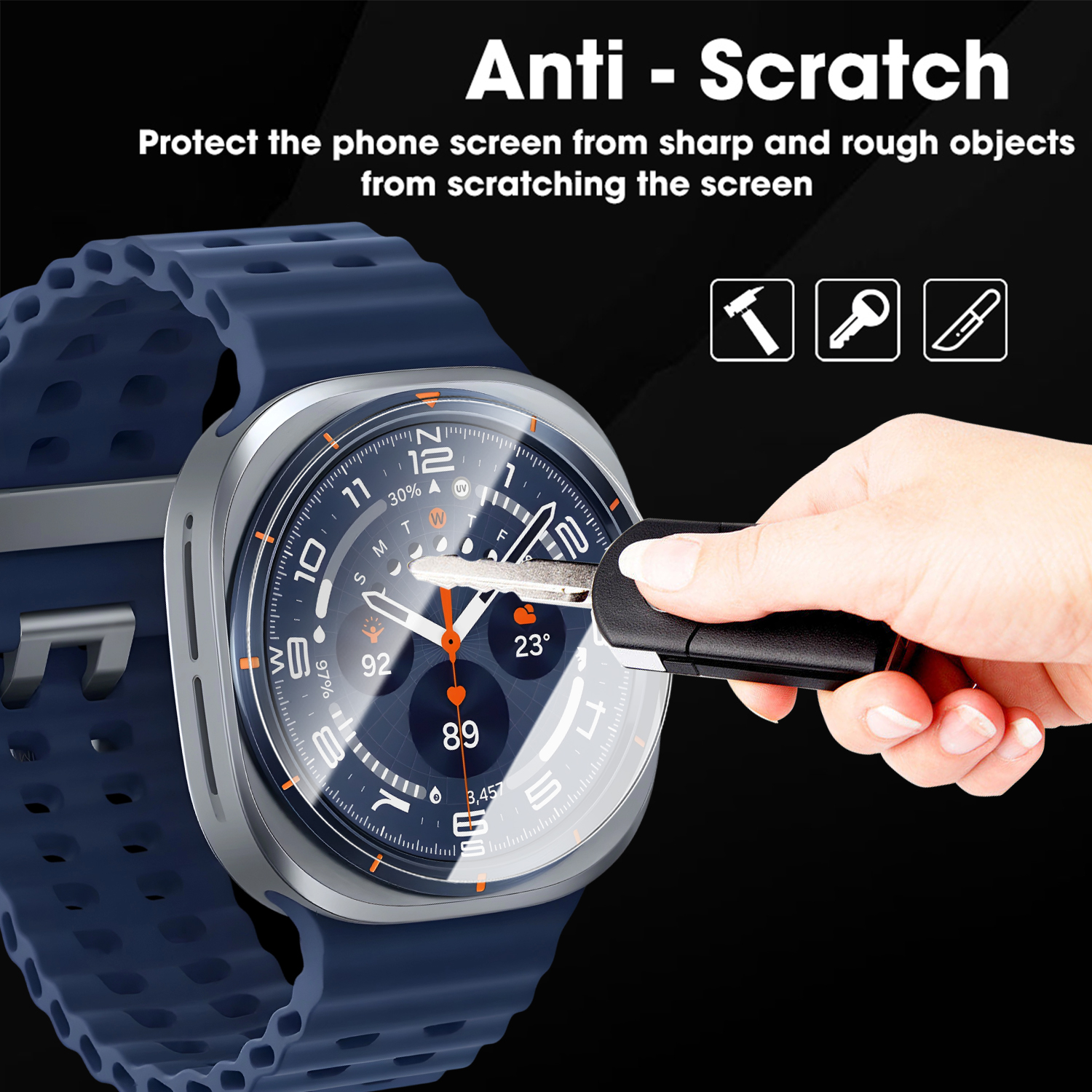For Samsung Galaxy Watch Ultra - Glass Protector Auto 리뷰 및 가격