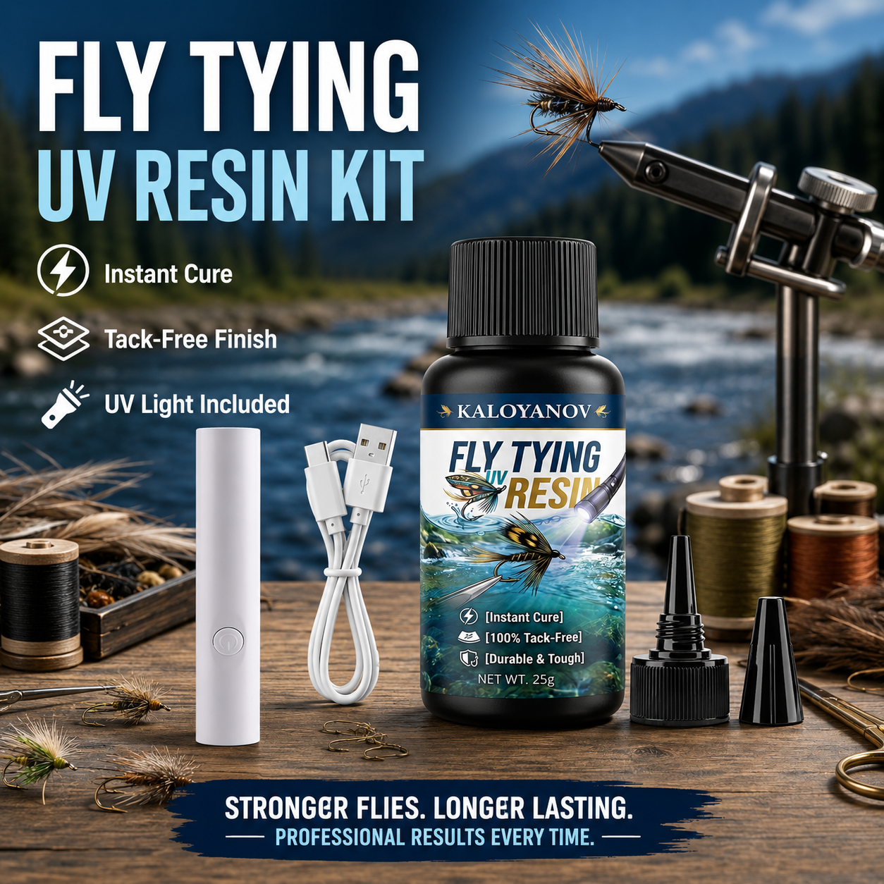 UV Resin Fly Tying Kit with US - Liquid Uv Glue Kit 리뷰 및 가격