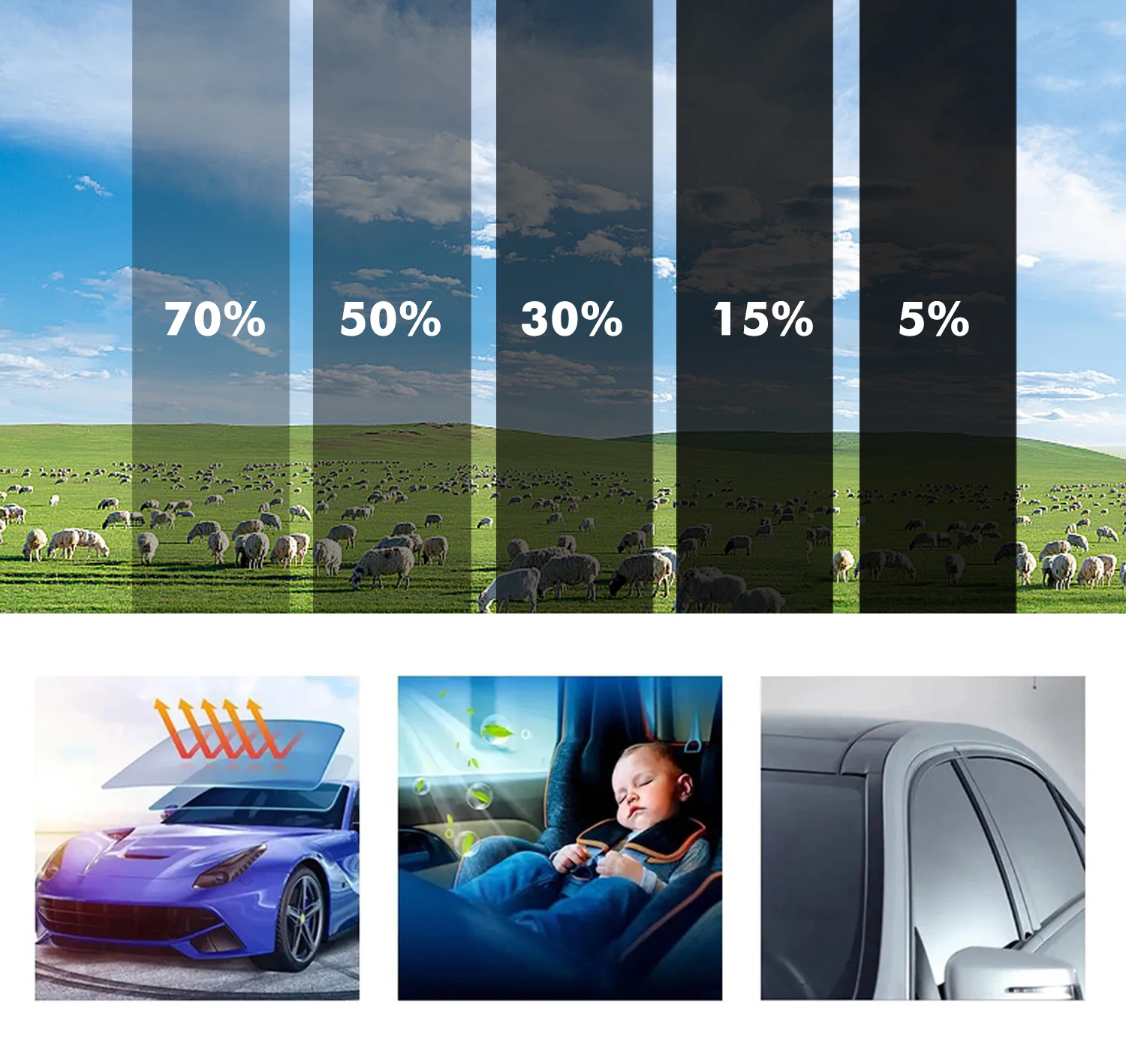 50cmx3m Car Window Privacy Tin - Privacy Screen Protector 리뷰 및 가격