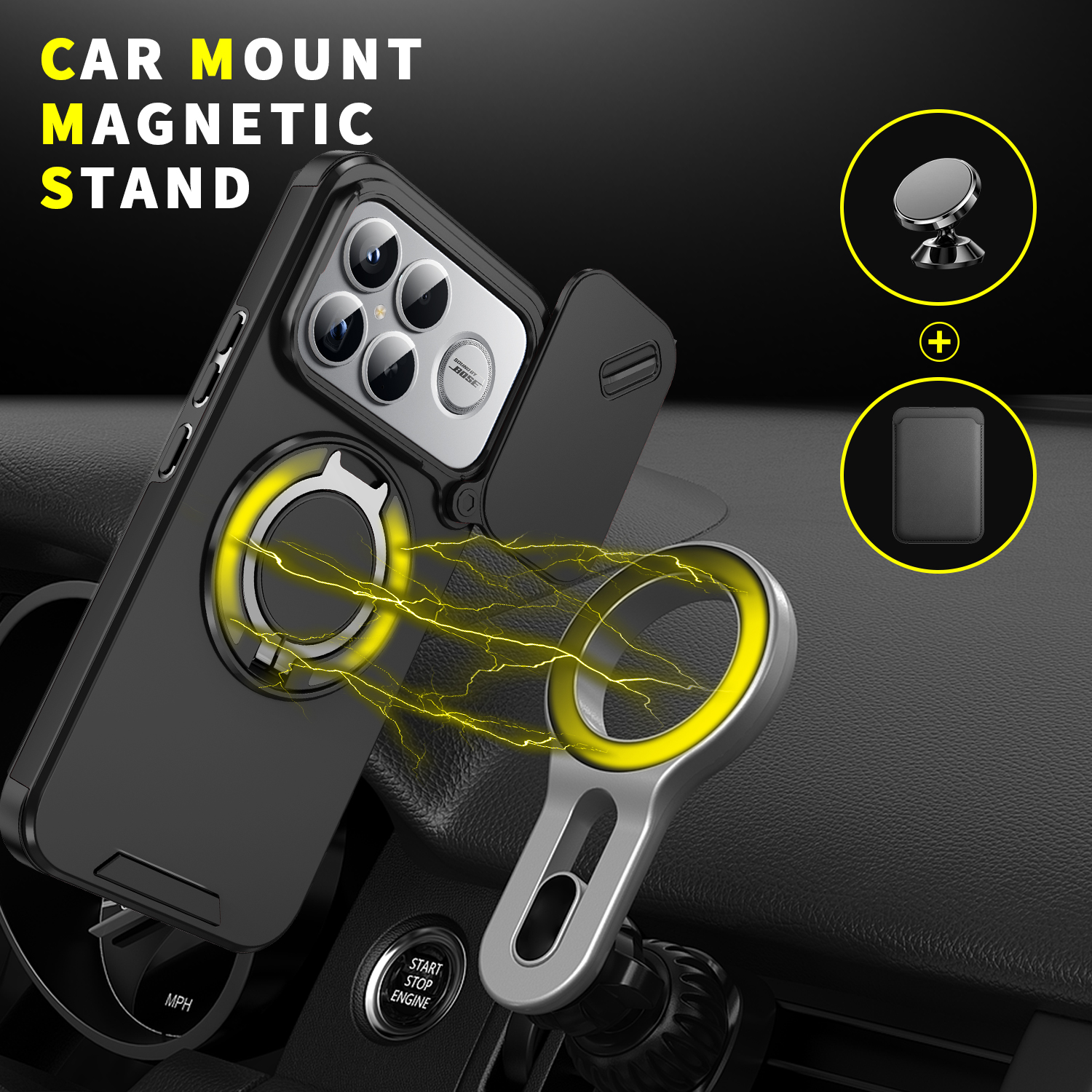 Magnetic Wireless Charging Rin - Camera Lens Protector 리뷰 및 가격