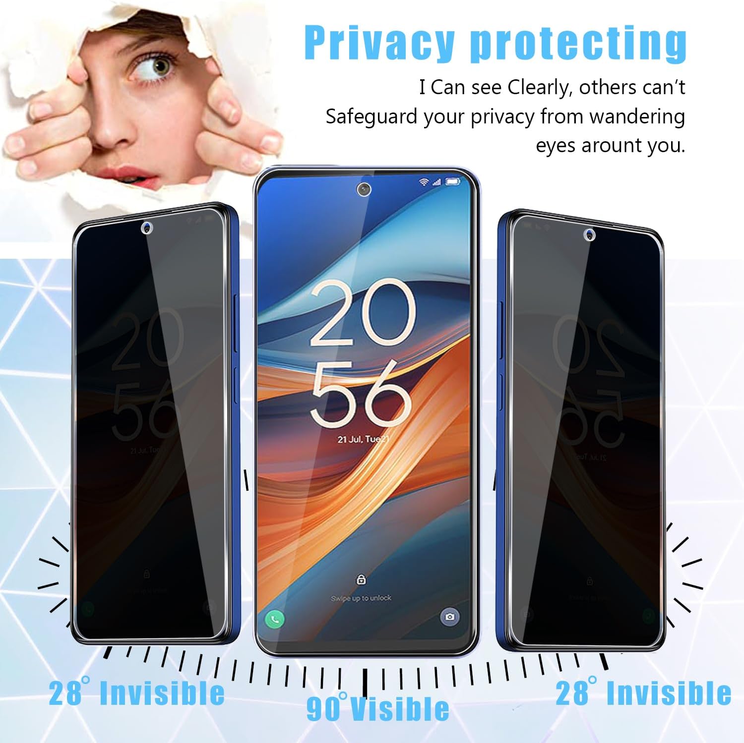 [2 Pack] Fit TCL 50 5G Privacy - Privacy Filter 2Pack 리뷰 및 가격
