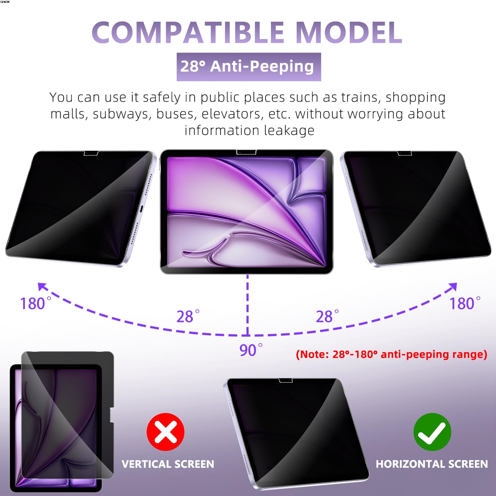 2 Way Privacy Anti-Spy Screen  - Matte Anti Glare Screen 리뷰 및 가격