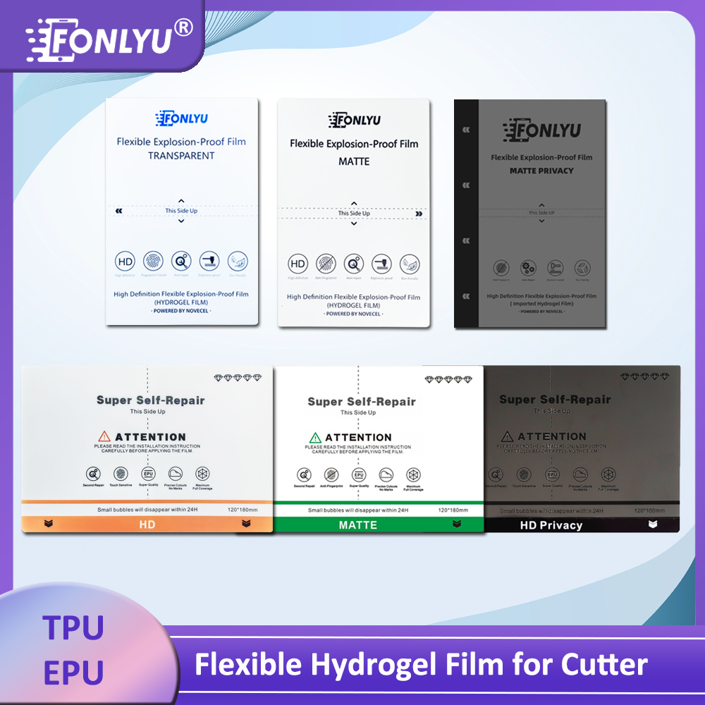 FONLYU 50pc Universal HD Matte - Screen Protector Cutter 리뷰 및 가격