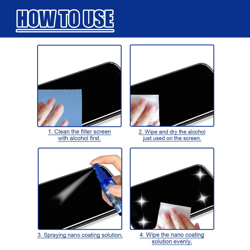 Liquid Screen Protector Spray  - Oleophobic Coating Spray 리뷰 및 가격