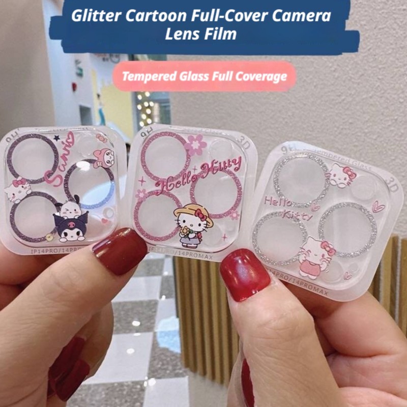 Sanrio Hello Kitty Kuromi Glit - Tempered Glass Screen 9H 리뷰 및 가격