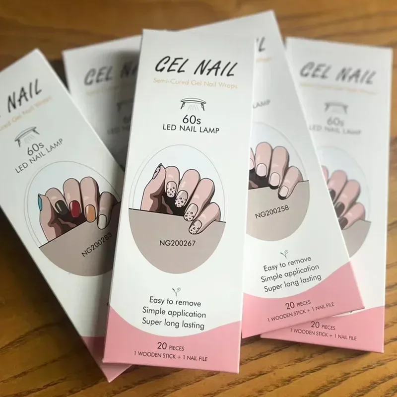 Semi-Cured Gel Nail Strips Pat - Full Cover Adhesive 리뷰 및 가격