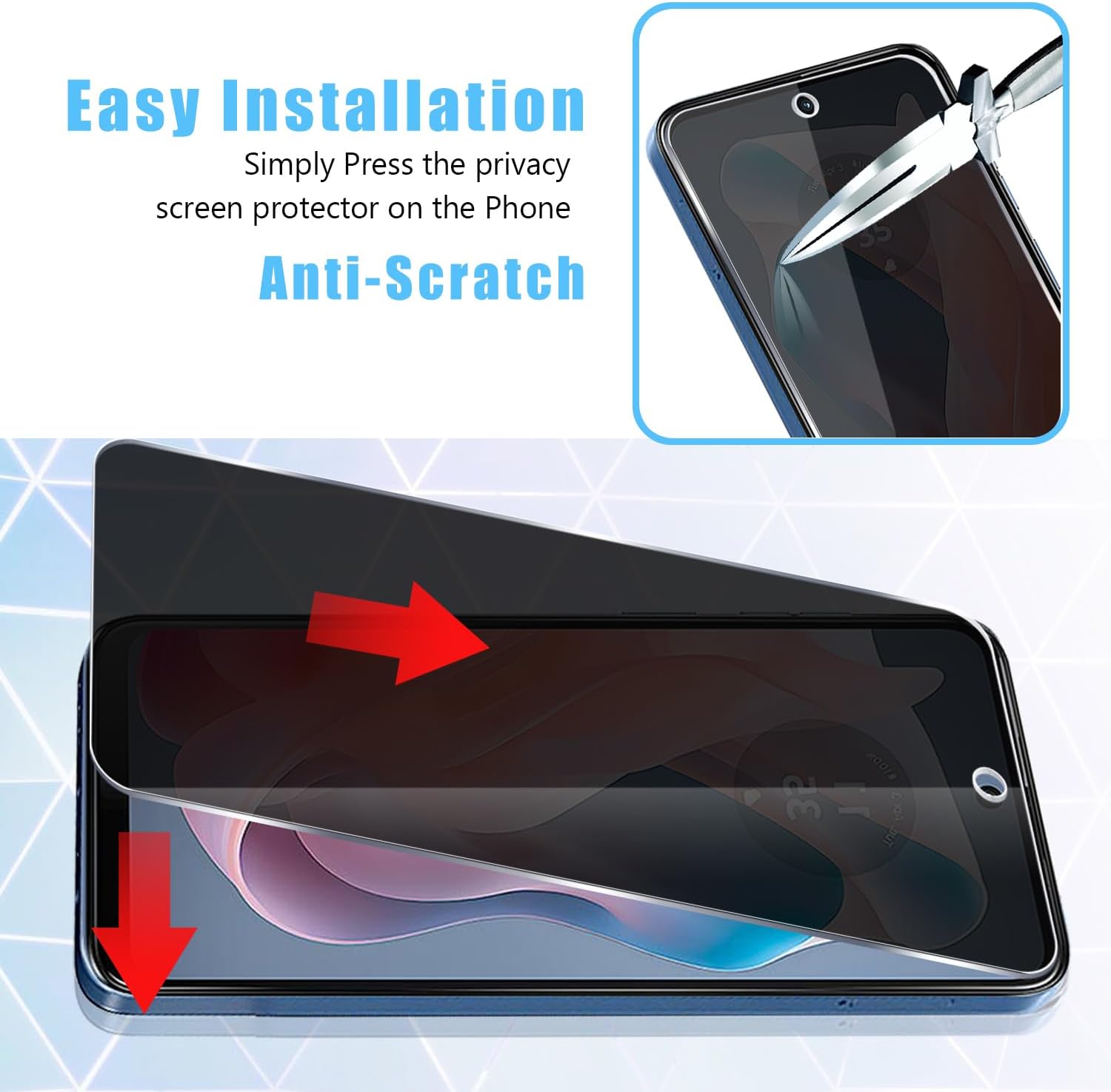 2 PACK Privacy Filter Tempered - Privacy Filter 2Pack 리뷰 및 가격
