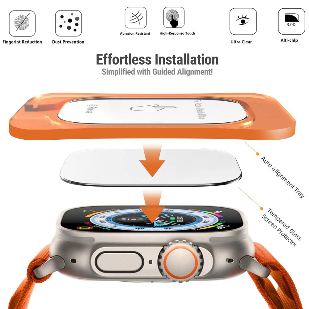 Tempered Glass For Apple Watch - Screen Alignment Tool 리뷰 및 가격