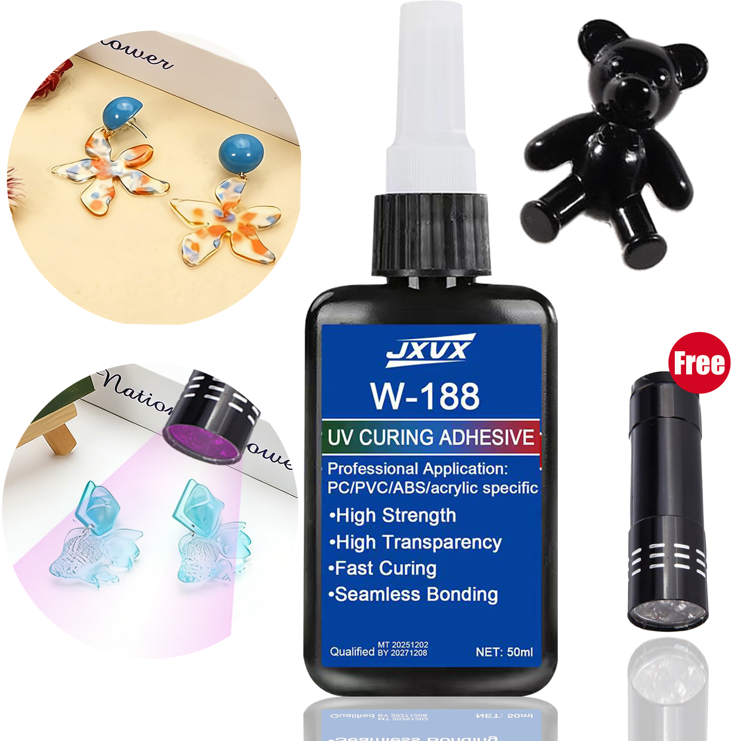 1.76oz UV Resin kits with lamp - Liquid Uv Glue Kit 리뷰 및 가격