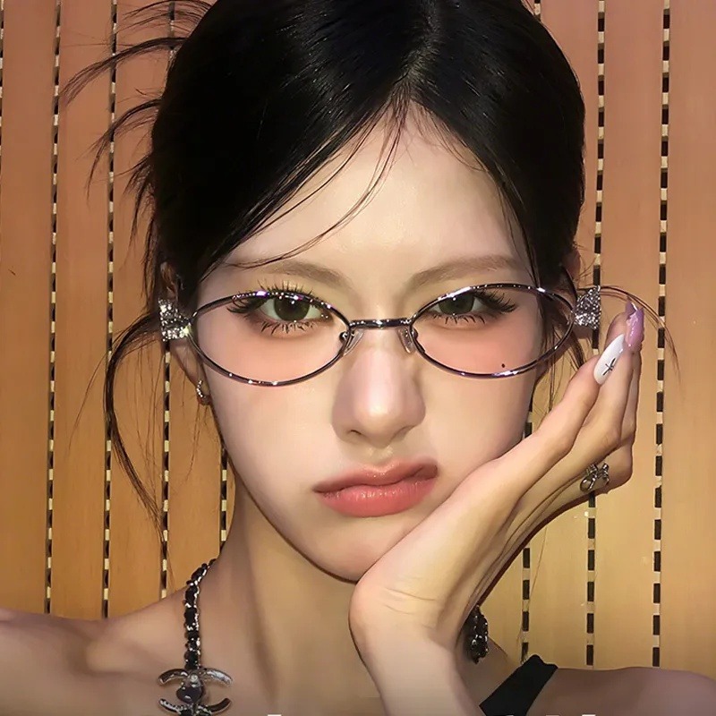 Diamond Inlaid Small Frame Gla - Anti Blue Light Film 리뷰 및 가격