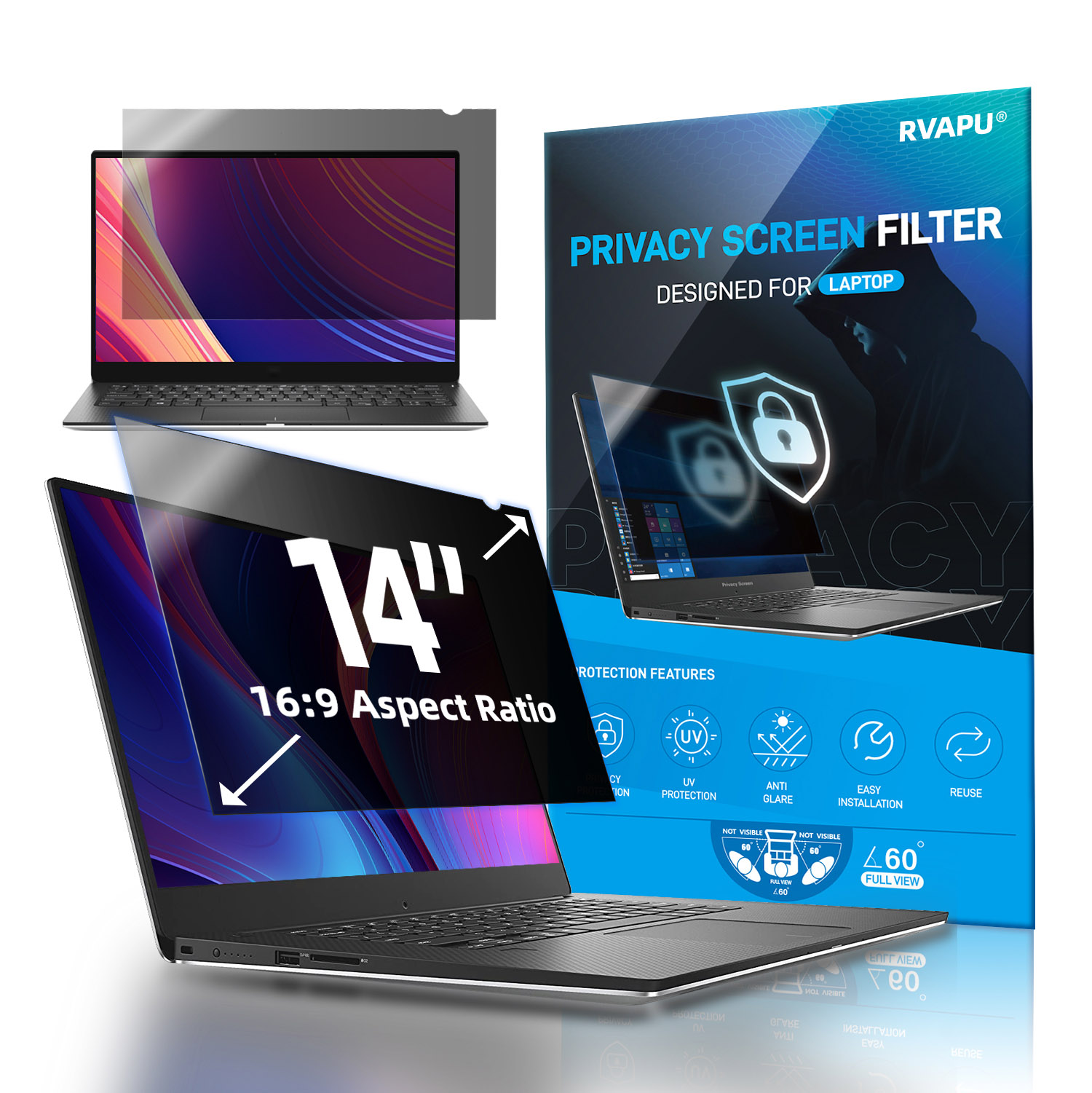 For Laptop 14 inch Privacy Ant - Matte Anti Glare Screen 리뷰 및 가격