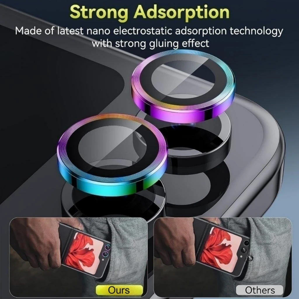 Metal Camera Lens Protector Fo - Tempered Glass Screen 9H 리뷰 및 가격