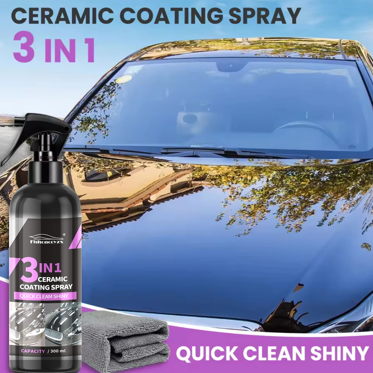 3 in 1 Car Ceramic Liquid Coat - Nano Liquid Coating 리뷰 및 가격