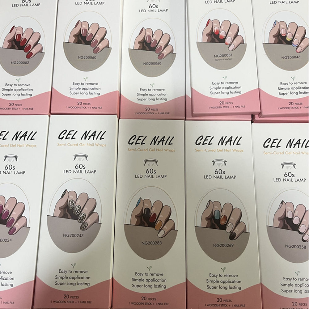 16/18/20Tips French Gel Nail S - Full Cover Adhesive 리뷰 및 가격