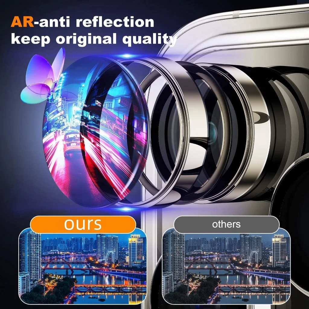 3Pcs Metal Camera Lens Protect - Tempered Glass Screen 9H 리뷰 및 가격