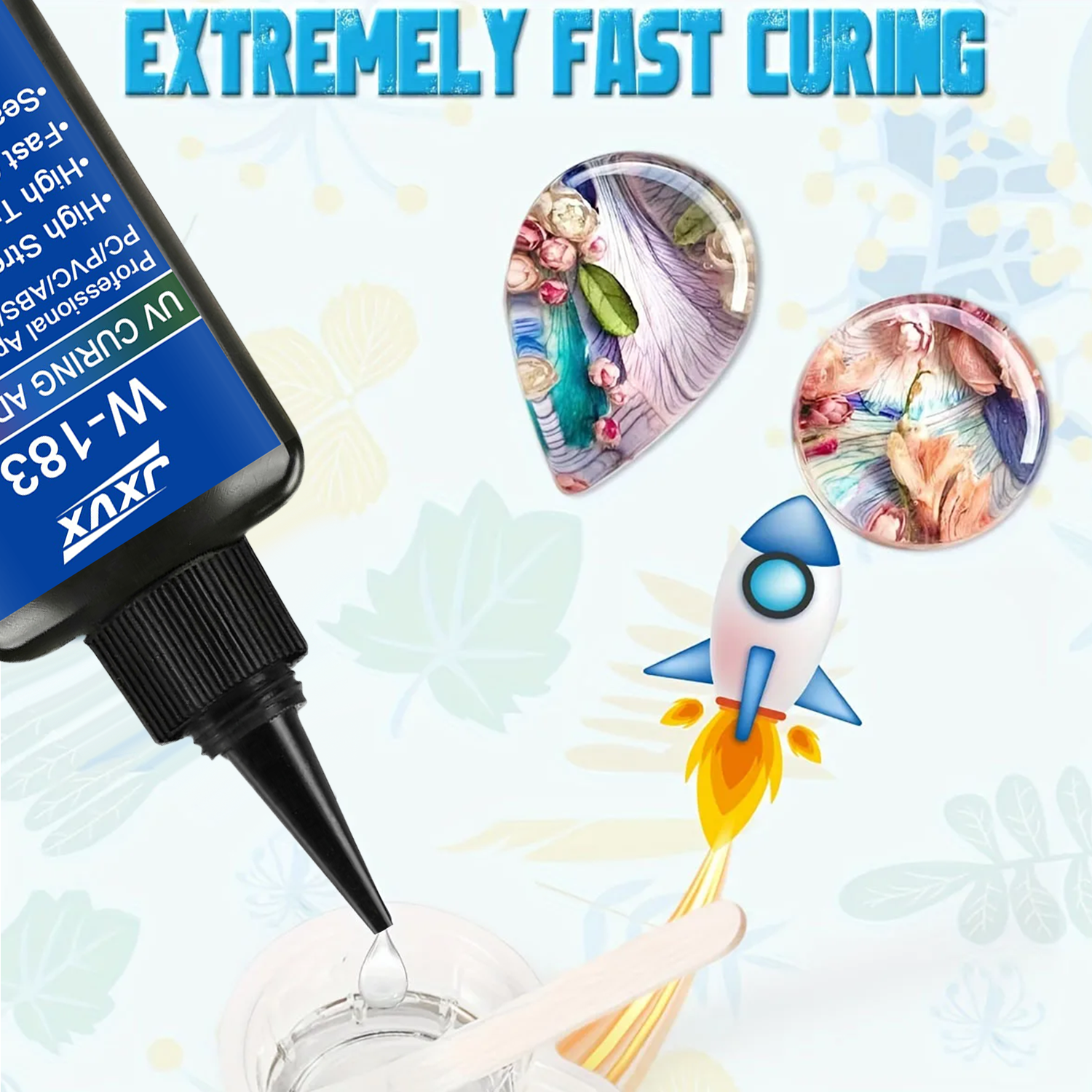 50ml UV Resin Kits With Lamp U - Liquid Uv Glue Kit 리뷰 및 가격