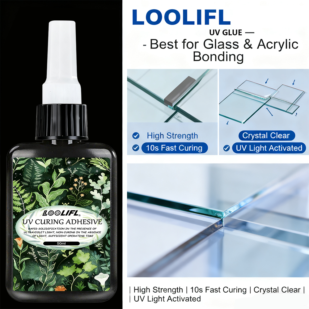 LOOLIFL UV Glue Kit 3 Bottles  - Liquid Uv Glue Kit 리뷰 및 가격